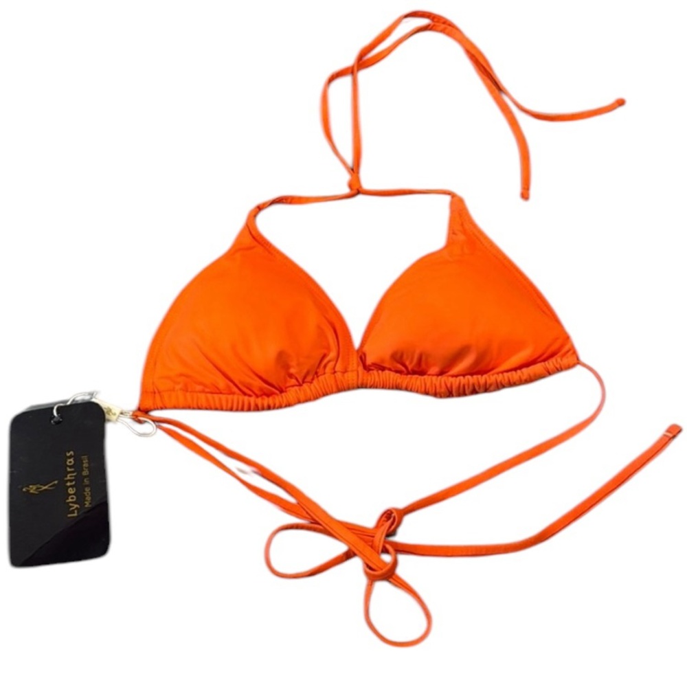Lybethras Orange Bikini Top